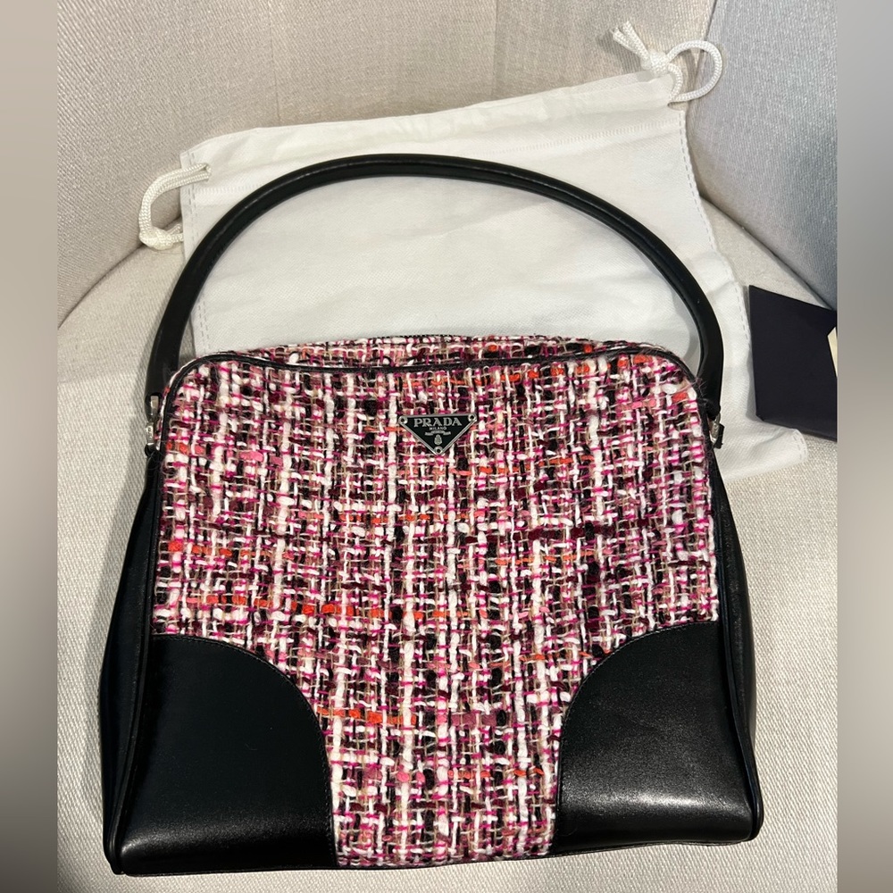 💕💕Prada Tweed Bag 💕💕 - Picture 2 of 12